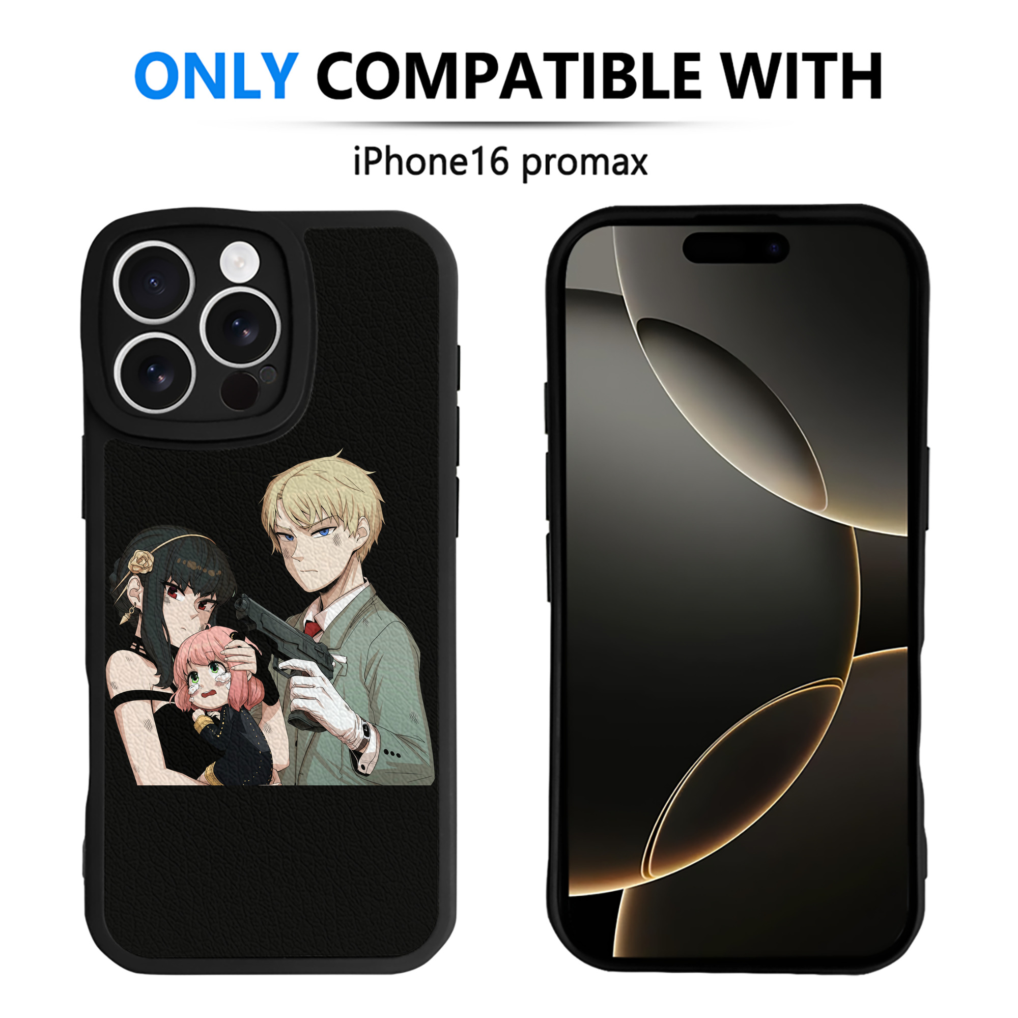 （画像用） SPY×FAMILY间谍家家酒 【iPhone 16シリーズ対応】シリコンスマホケース（レザー調） 材質：シリコン